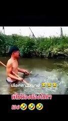 Fishes hit the fishermen,,,,