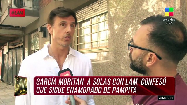 Roberto García Moritán, A SOLAS CON LAM confesó que SIGUE ENAMORADO DE PAMPITA