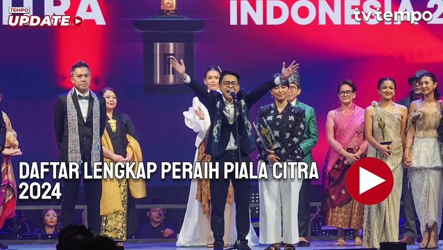 Daftar Lengkap Peraih Piala Citra 2024, JESEDEF Borong 7 Penghargaan