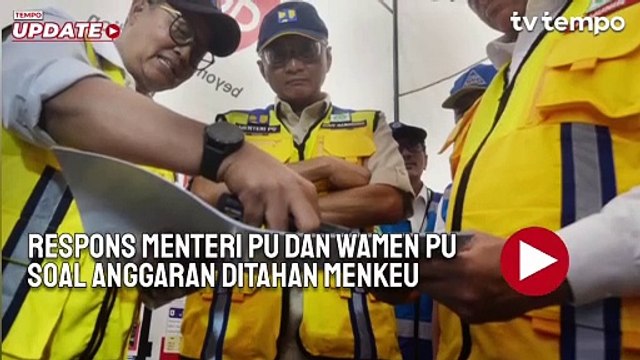 Respons Menteri PU dan Wamen PU Soal Anggaran Infrastruktur Ditahan Menteri Sri Mulyani