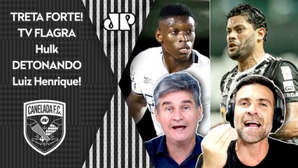 "O Hulk ESCULHAMBOU o Luiz Henrique, cara! VAZOU NA TV ele FALANDO que..." TRETA em Galo x Botafogo!