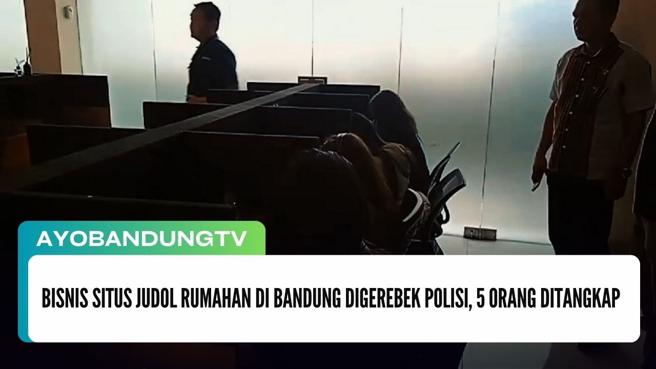 Bisnis Situs Judol Rumahan di Bandung Digerebek Polisi, 5 Orang Ditangkap