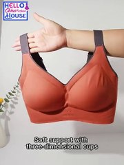 Women’s Seamless Push-Up Sports Bra: Wire-Free Comfort for Yoga