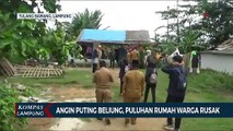 Angin Puting Beliung Rusak Puluhan Rumah