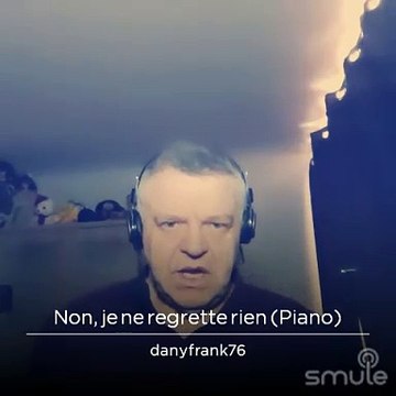 CHARLES DUMONT Non je ne regrette rien ( Piano ) 1956 ( EDITH PIAF ) #virals#covers#daniellecavorzin