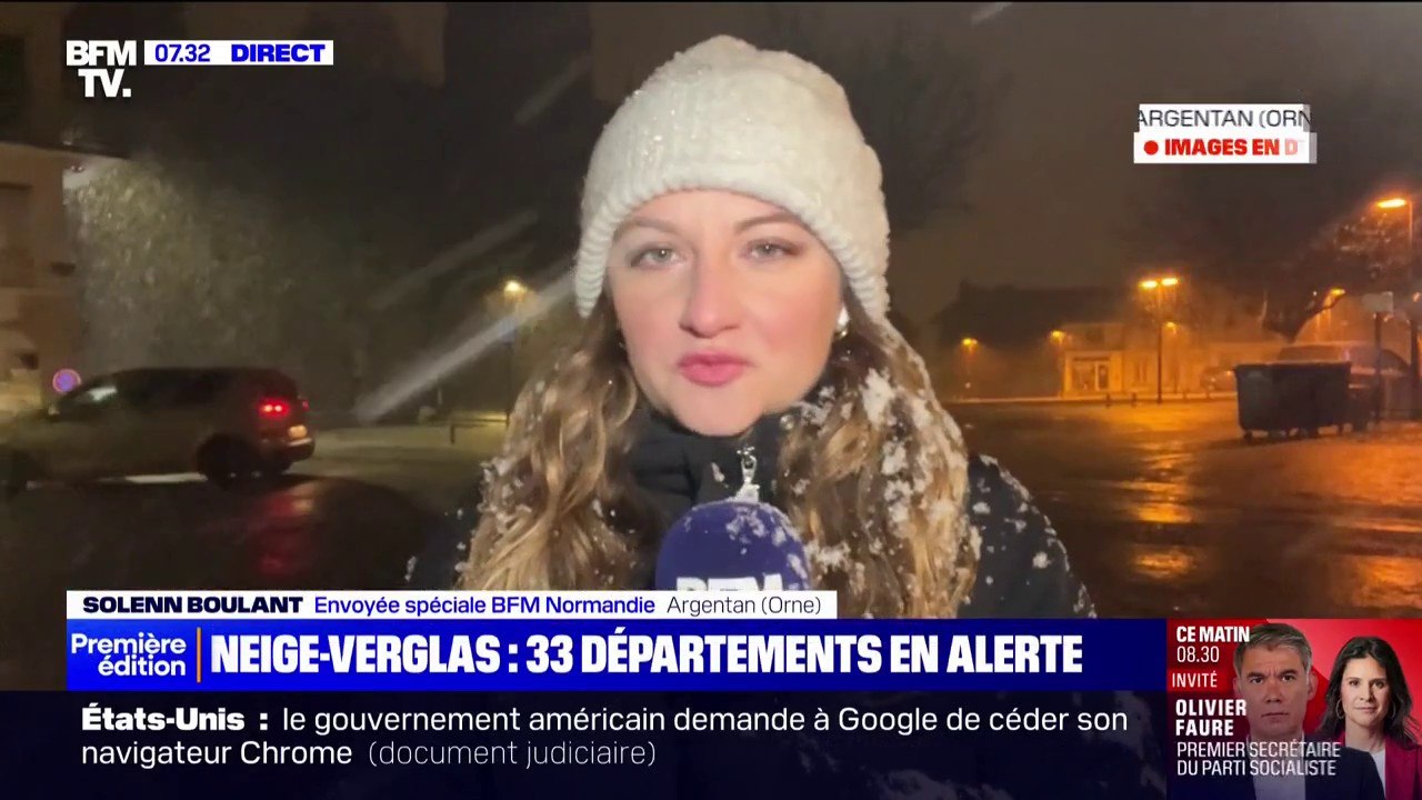 Normandie: entre 5 et 10 centimètres de neige attendus dans l'Orne, les transports scolaires suspendus