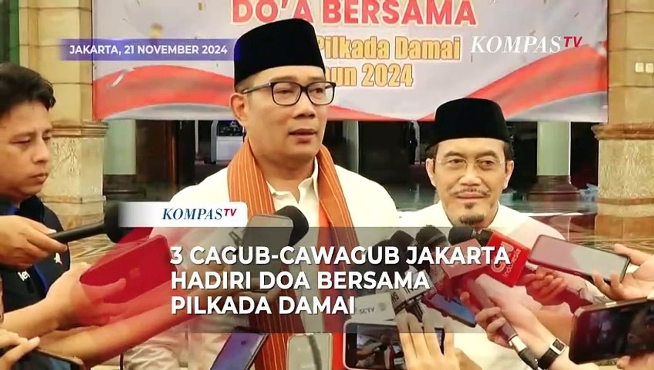 3 Cagub-Cawagub Jakarta Hadiri Doa Bersama Pilkada Damai | SERIAL PILKADA