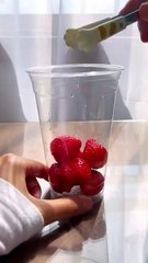 Strawberry Milk Jelly 딸기우유 젤리 _homecafe _asmr _aesthetic _drink _satisfyingvideo _living(720P_HD)