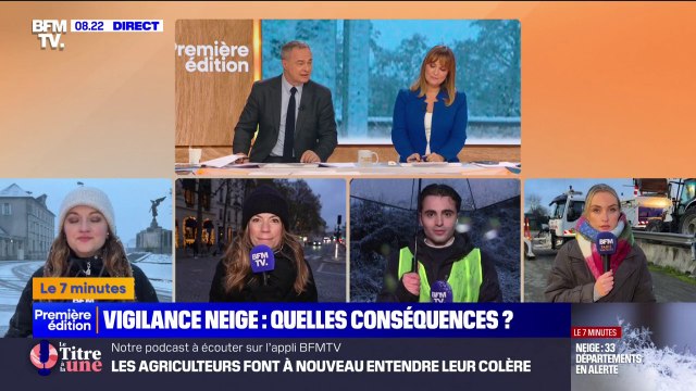 7 MINUTES POUR COMPRENDRE - Neige, verglas, vent violents... Une partie de la France sous les flocons