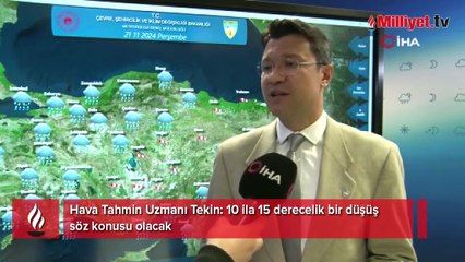 Meteoroloji uyardı! "10 ila 15 derecelik bir düşüş söz konusu olacak"