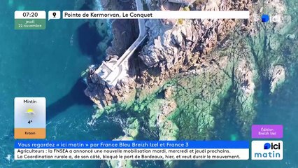 21/11/2024 - ICI Matin France Bleu Breizh Izel en vidéo