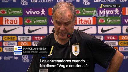 ¿Ha pensado Bielsa en dejar la selección uruguaya?