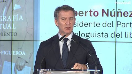 Feijóo pone de ejemplo a Fraga contra Sánchez