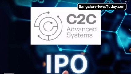 C2C Advanced Systems' grey market premium hits 100% before SME IPO // Bangalore News Today