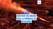 Un volcan islandais entre en éruption pour la septième fois en un an