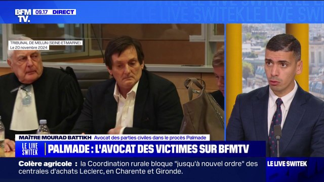 Pierre Palmade condamné: Mes clients sont satisfaits d'avoir été écoutés , affirme Mourad Battikh, avocat des parties civiles