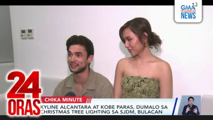 Christmas wish ni Kobe Paras galing kay Kyline Alcantara ; "Harry Potter" stars, bumisita sa Pilipinas atbp | 24 Oras