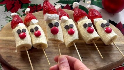 Postre navideño fácil para niños