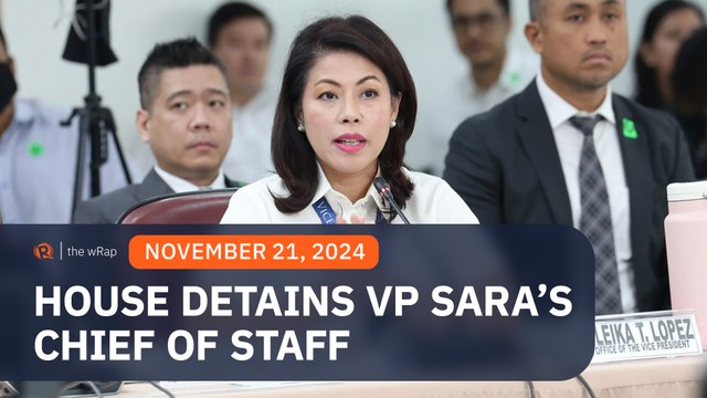 House detains VP Sara Duterte’s chief of staff