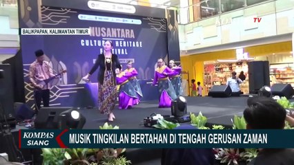 Penampilan Musik Tingkilan di Nusantara Cultural Heritage Festival