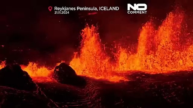 Another major eruption hits Icelandic peninsula of Reykjanes