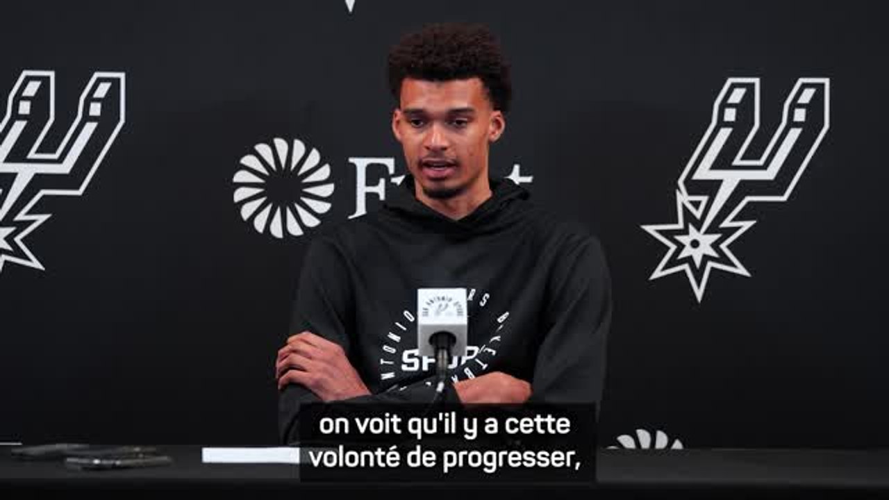Spurs - Wembanyama : "Une progression factuelle"