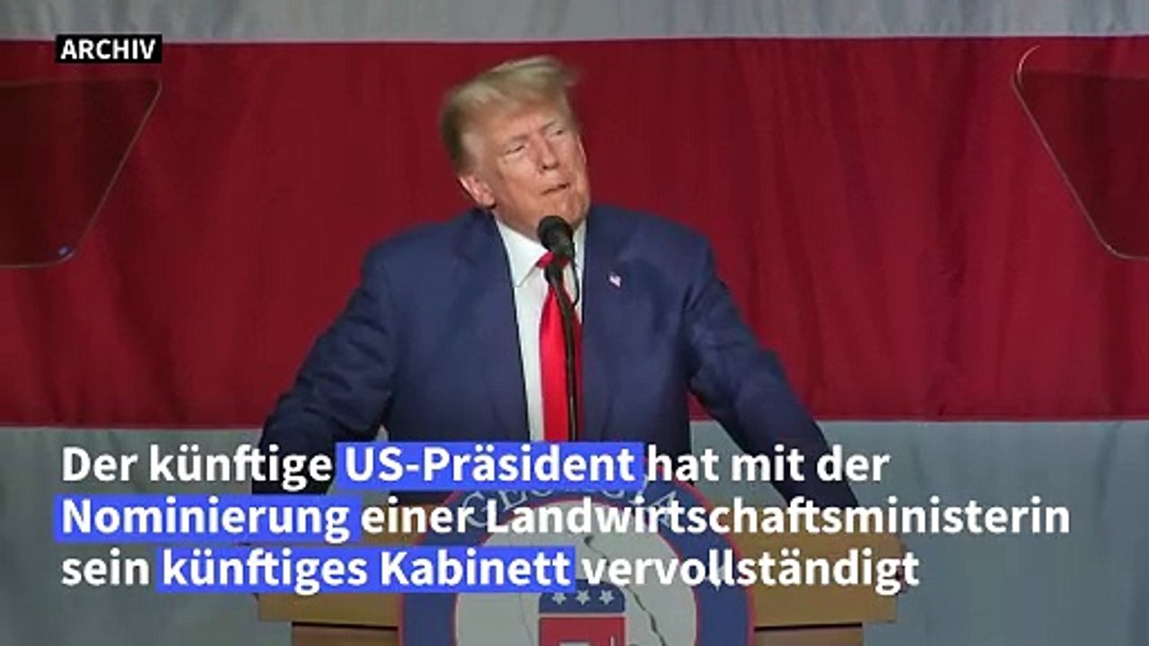 Trumps künftige Landwirtschaftsministerin ist loyale Anhängerin