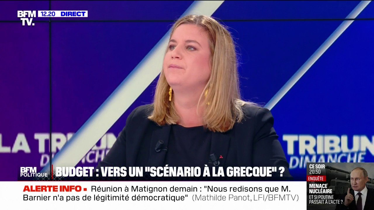 Mathilde Panot: "Le moment où Michel Barnier tombera il ne restera que deux choix au président de la République: nommer Lucie Castets ou s'en aller""