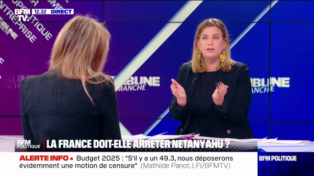 Mathilde Panot (LFI): Benjamin Netanyahu, un criminel de guerre qui doit être arrêté au vu de la décision de la CPI