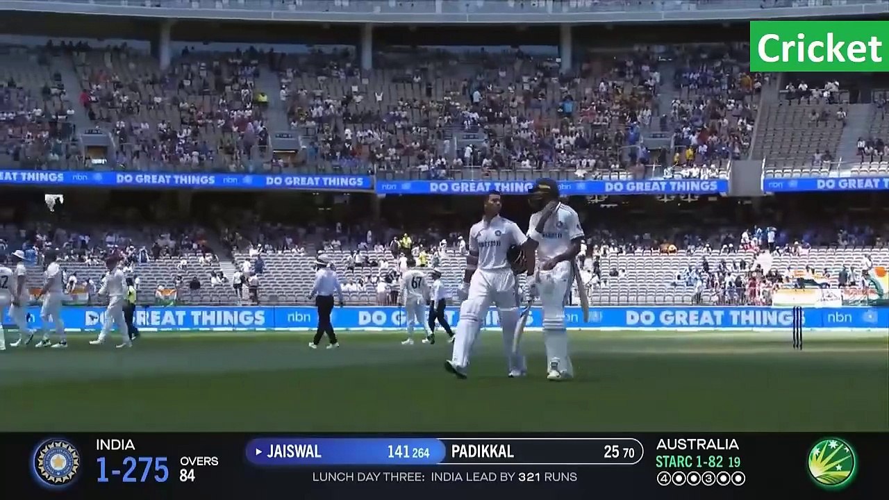 Australia vs India 1st Test Day 3 Highlights 2024 video Dailymotion