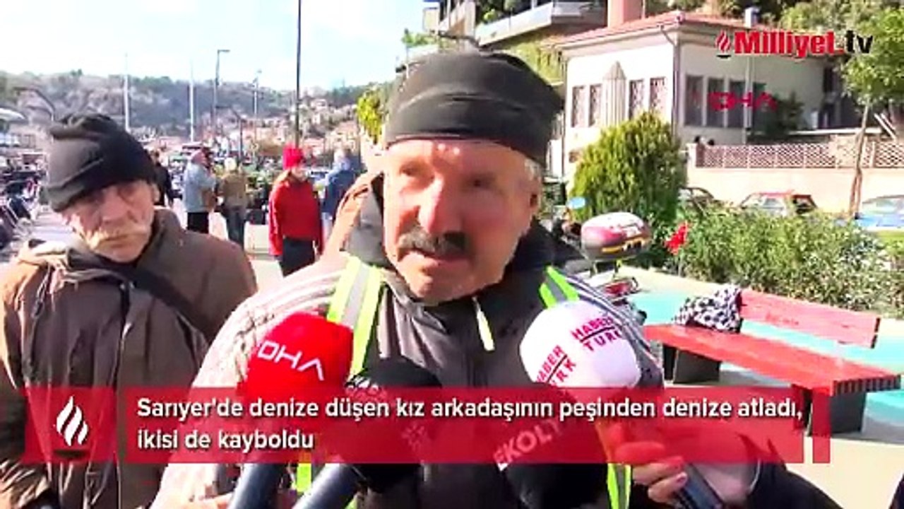 Denize düşen kız arkadaşının peşinden atladı, ikisi de kayıp