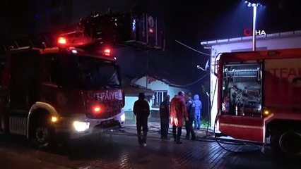 Geceyi alevler aydınlattı