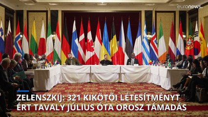 Zelenszkij: tavaly július óta Oroszország 321 kikötői létesítményre mért csapást, veszélyben a gabonaexport