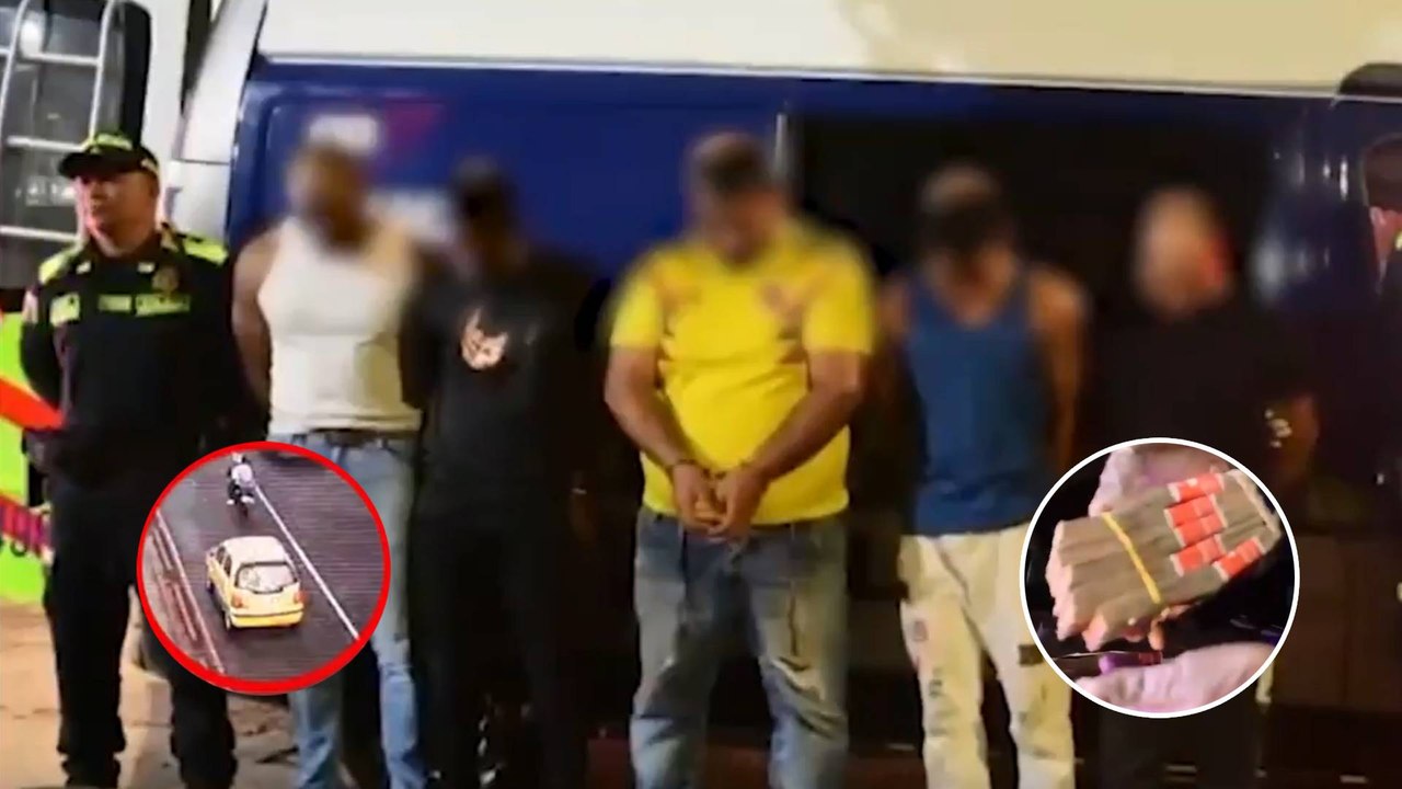 Se habrían robado 100 millones en Medellín y Policía los capturó tras seguirlos con las cámaras