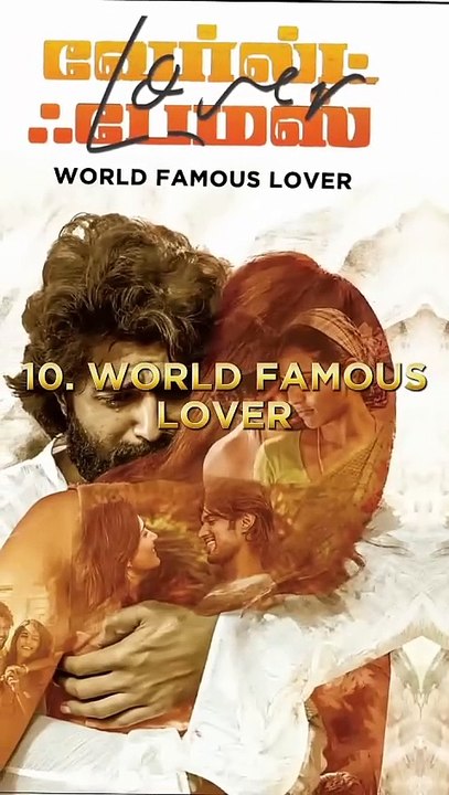 #new Top 10 best south Indian movies of VIJAY DEVERKONDA __