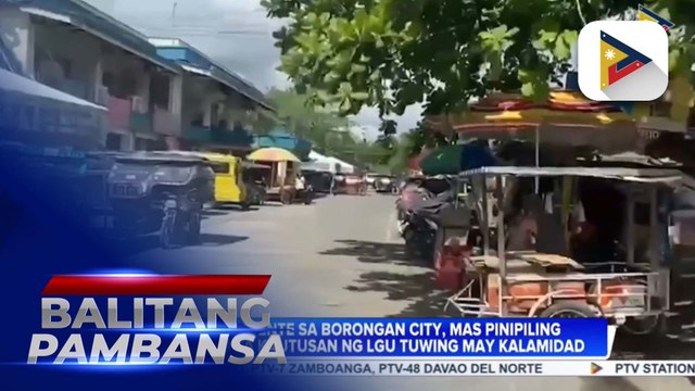 Mga residente sa Borongan City, mas pinipiling sumunod sa kautusan ng LGU tuwing may kalamidad
