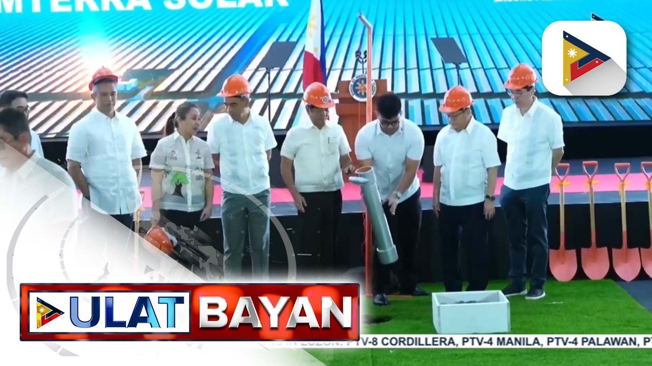 Groundbreaking ceremony ng MTerra Solar Project, pinangunahan ni PBBM