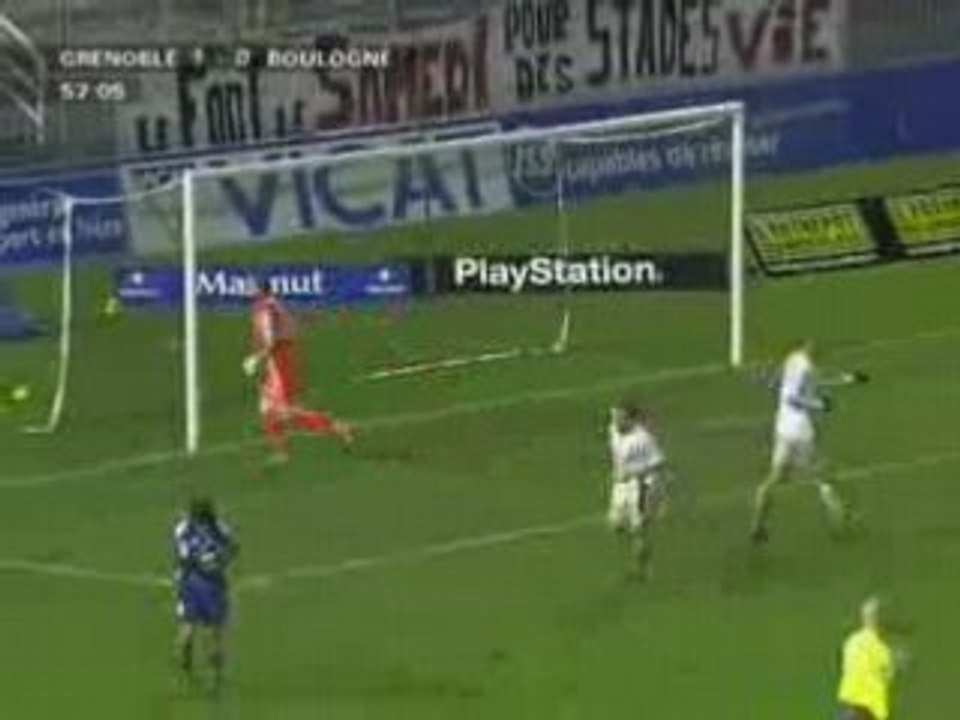 grenoble boulogne 18ème journée saison 07/08