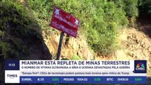 Mianmar está repleta de minas terrestres; número de vítimas supera Síria e Ucrânia