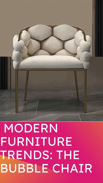 Luxury Bedroom Chairs with Bubble Design for Ultimate Comfort