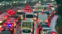 İstanbul-İstanbul'da trafik yoğunluğu yüzde 90'a ulaştı