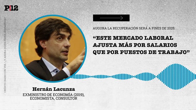 Lacunza advierte que la recuperación de la economía será a fines de 2025 y advirtió por el atraso de salarios