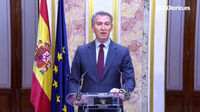Feijóo pide a los socios del Gobierno que le apoyen en una moción de censura contra Sánchez tras la declaración de Aldama