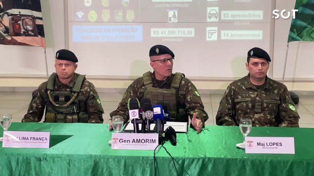 Exército recupera todas as armas furtadas e prende civil; Militares envolvidos serão punidos