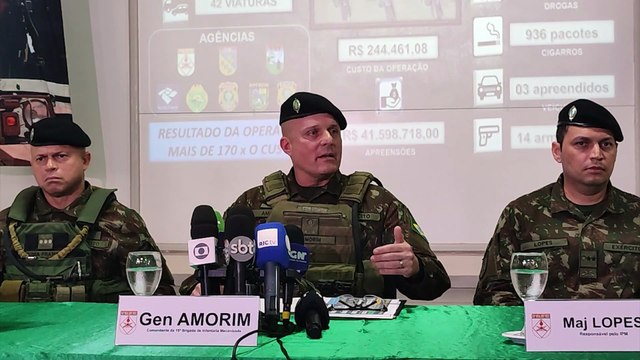 General do Exército responde perguntas sobre o sumiço das armas e prisão dos autores