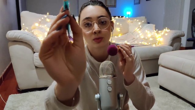 ❤️ Amazing ASMR Mic & Face Brushing | Tongue Clicking, Kisses & Mouth Sounds for Deep Sleep 😴✨