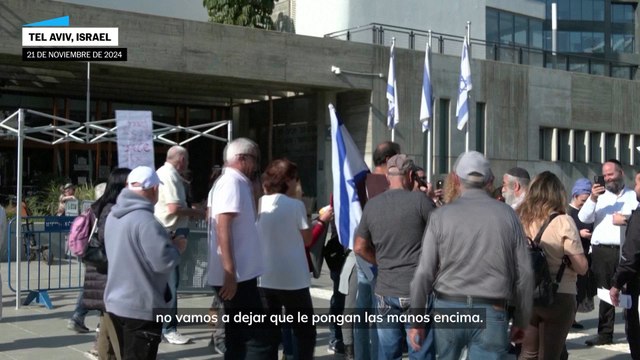 Palestinos e israelíes reaccionan a la orden de arresto contra Netanyahu