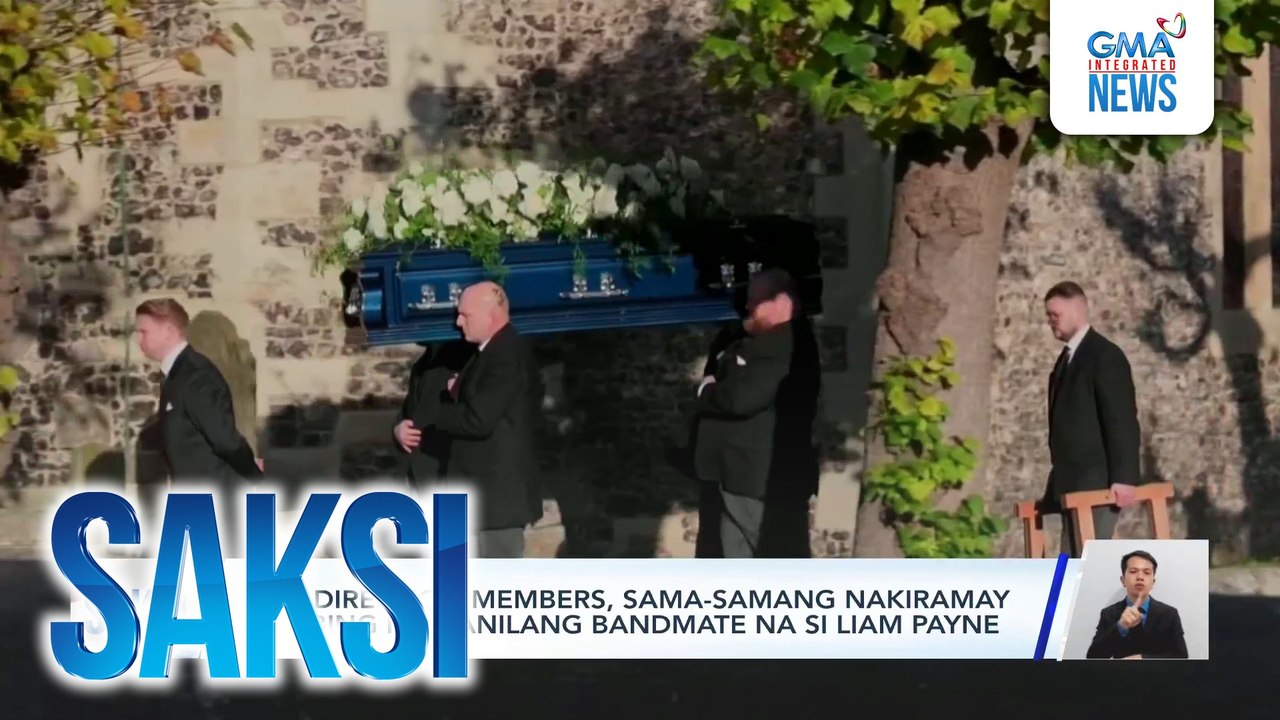One Direction members, sama-samang nakiramay sa libing ng kanilang bandmate na si Liam Payne | Saksi