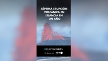 Séptima erupción volcánica en Islandia en un año