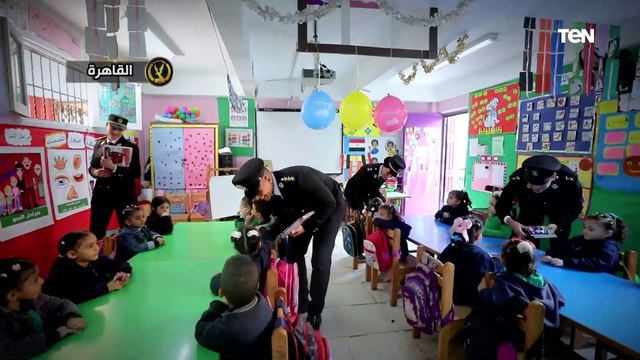 وزارة الداخلية تشارك الأطفال الإحتفال بمناسبة باليوم العالمى لحقوق الطفل